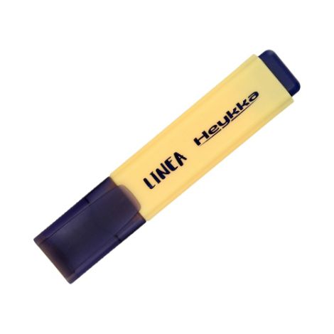 Zakreślacz Heykka Linea 1.0-5.0mm, Żółty Pastel - 2